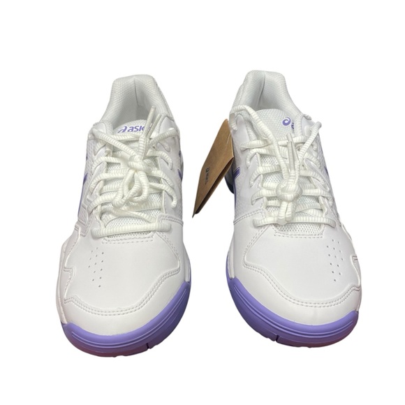 Women’s ASICS Gel-Dedicate 7 sneakers. White/Amethyst. Size 8W. - Picture 4 of 13